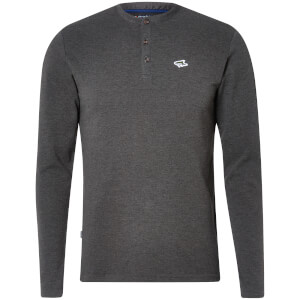 Le Shark Men's Highbury Buttondown Long Sleeve Top - Charcoal Marl