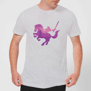 T-Shirt Homme Nintendo Zelda Silhouette -Gris