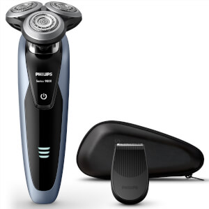 Philips Men's S9211/12 Series 9000 Wet & Dry Electric Shaver – Precision Trimmer