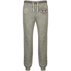 Tokyo Laundry Men's Red Lake Falls Cuffed Sweatpants - Light Grey Marl