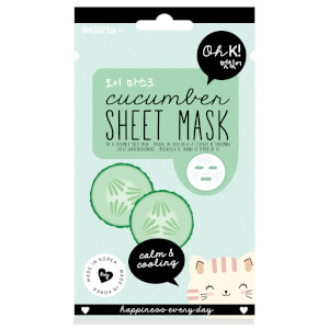 Mascarilla de tela con pepino de Oh K! 23 ml