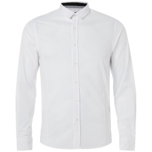 Brave Soul Men's Tudor Shirt - White