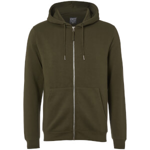 Sweat à Capuche Homme Fermeture Éclair D-Struct - Kaki