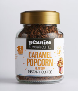 Beanies Caramel Popcorn Flavour Instant Coffee