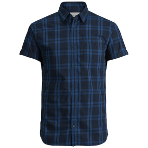 Jack & Jones Originals Fischer Short Sleeve Shirt - Total Eclipse Marl