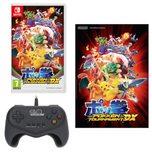 Pokkén Tournament DX + Pokkén Tournament DX Pro Pad Controller + A2 Poster
