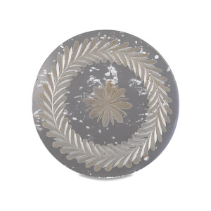 Nkuku Avani Etched Placemat - Antique Silver - Flower