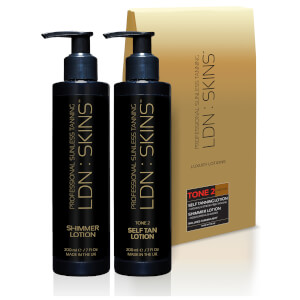 LDN : SKINS Luxury Tan & Lotion Gift Set - Tone 2 Medium (Worth £55.00)