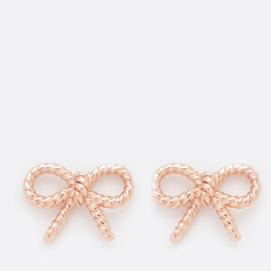 Olivia Burton Women's Vintage Bow Earrings - Rose Gold