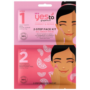 yes to Grapefruit 2-Step Face Kit -kasvohoito
