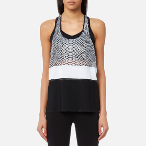 Monreal London Women's Racer Tank Top - Silver Reptile