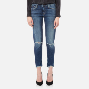 J Brand Women's Sadey Slim Straight James Jeans - Revoke Destruct