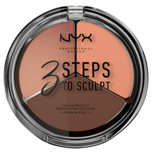 NYX Professional Makeup 3 Steps to Sculpt Face Sculpting Palette - Deep