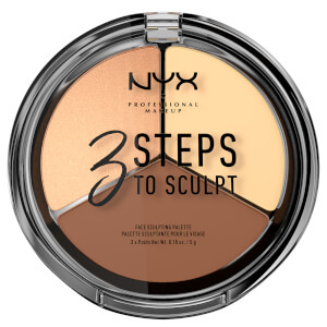 NYX Professional Makeup 3 Steps to Sculpt Face Sculpting Palette - Light
