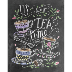 Lily & Val Tea Time Art Print