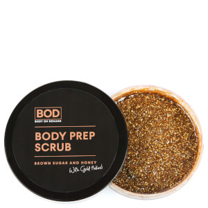 BOD Body Prep Scrub - Brown Sugar and Honey with Gold Flakes