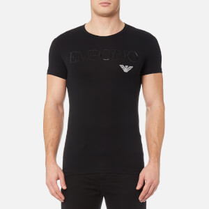 Emporio Armani Men's Stretch Cotton Crew Neck T-Shirt - Nero