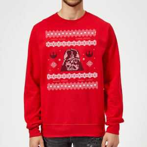 Star Wars Darth Vader Christmas Knit Red Christmas Sweatshirt