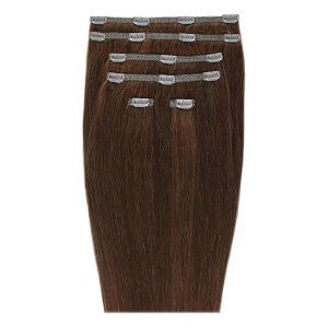Beauty Works 18" Double Hair Set Clip-In Extensions - Chocolate 4/6