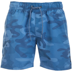 Bañador Crosshatch Camo - Hombre - Azul camuflaje