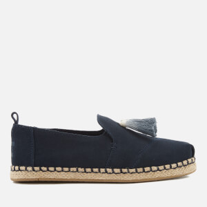 TOMS Women's Deconstructed Alpargata Suede Espadrilles - Navy