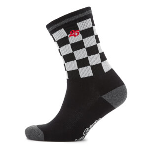 Troy Lee Designs Checker Crew Socks - Black