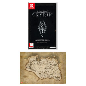The Elder Scrolls V: Skyrim + Map of Skyrim Poster