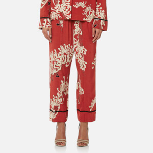 McQ Alexander McQueen Women's Piping Pin Track Trousers - Amp Red