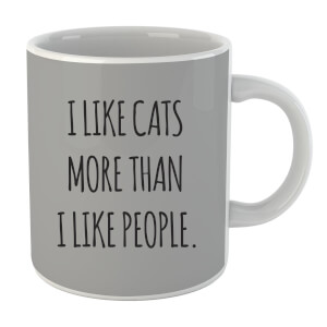 I Like Cats More Than People Mug