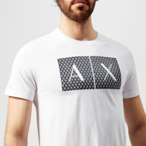 Armani Exchange Men's Box Logo T-Shirt - White