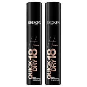 Redken Quick Dry 18 spray per un finish istantaneo Duo (2 x 400 ml)