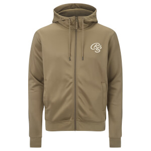 Crosshatch Men's Montanas Tricot Zip Through Hoody - Timber Wolf