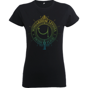 Harry Potter Wingardium Leviosa Swish And Flick Frauen T-Shirt - Schwarz