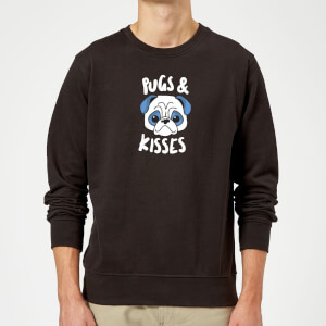 Pugs & Kisses Sweatshirt - Black