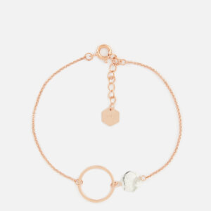 Cluse Women's Idylle Marble Hexagon Chain Bracelet - Rose Gold