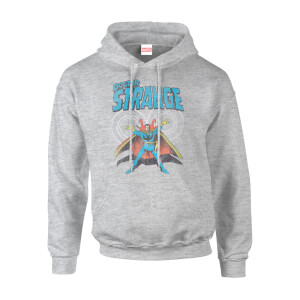 Marvel Doctor Strange Energy Men's Grey Pullover Hoodie