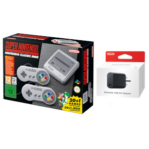Nintendo Classic Mini: Super Nintendo Entertainment System + Nintendo USB Power Adapter