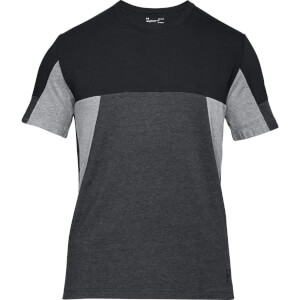 Under Armour Men's Sportstyle Colourblock T-Shirt - Black