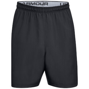 Under Armour Men's Woven Graphic Wordmark Shorts - Black