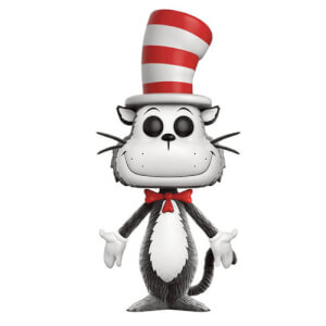 Dr Seuss Flocked Cat in the Hat EXC Pop! Vinyl Figure