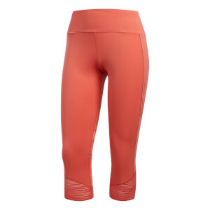 adidas Women's Supernova How We Do 3/4 Running Tights - Scarlet