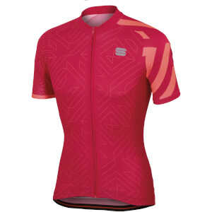 Sportful Prism Jersey - Rasperry Wine/Coral Fluo
