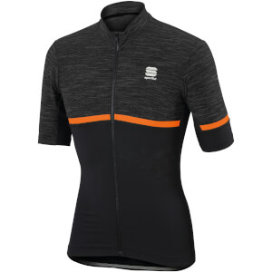 Sportful Giara Jersey - Anthracite/Black/Orange