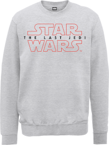 Star Wars The Last Jedi Men's Grey Sweatshirt