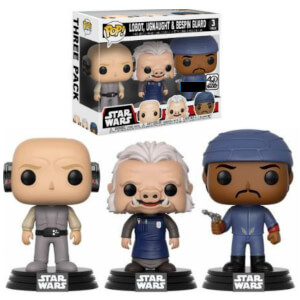 Star Wars Lobot, Ugnaught and Bespin Guard EXC Pop! Vinyl Figure 3-Pack