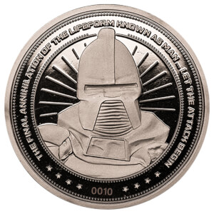 Battlestar Galactica Verzamelmunt: Zilveren Variant – Zavvi Exclusive