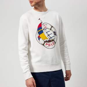 Polo Ralph Lauren | Menswear | Shop Online at Coggles Polo Ralph Lauren Men's Regatta Sailing Logo Sweatshirt - Deckwash White