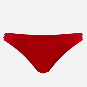 Superdry Women's Trio Colour Tri Bikini Bottom - Flare Red