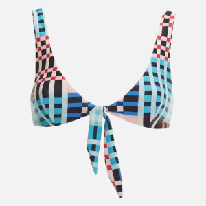MINKPINK Women's Penelope Tie Front Bikini Top - Multi