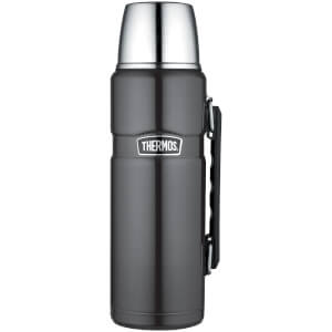 Thermos Stainless King Flask - Gun Metal 1.2L